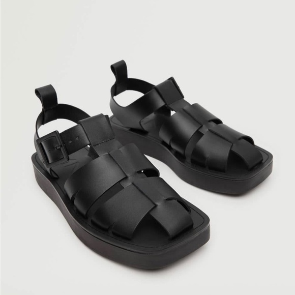 Mango Leather fisherman sandals - Picture 6 of 12